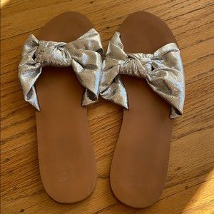 A New Day Silver Sandals